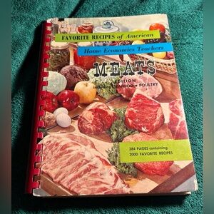 Favorite Recipes Of American Home Economics Teachers Meats Edition 1962 Cookbook